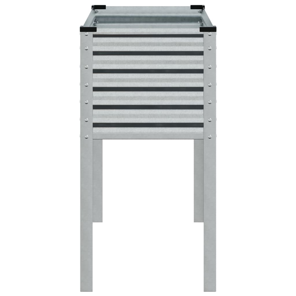 Garten-Pflanzgefäß 100 x 45 x 90 cm Verzinkter Stahl