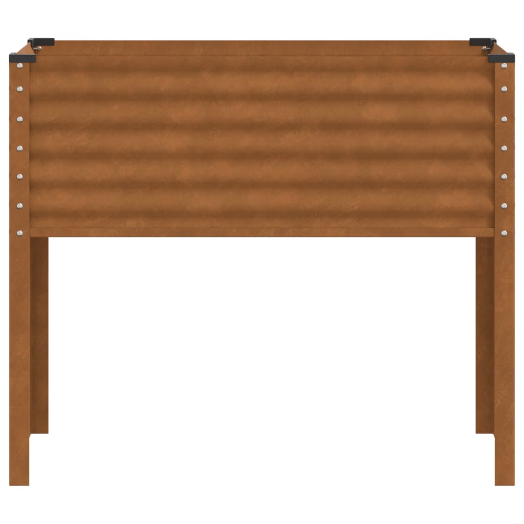 Gartenpflanzgefäß 100 x 45 x 90 cm Verwitterungsstahl