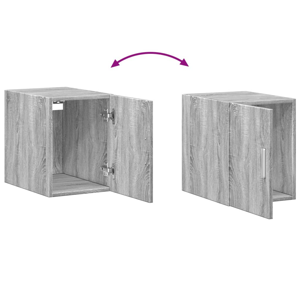 Wandschrank Grau Sonoma 30x42,5x40 cm Holzwerkstoff