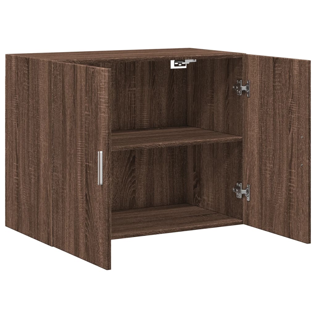 Wandschrank Braun Eichen-Optik 80x42,5x64 cm Holzwerkstoff