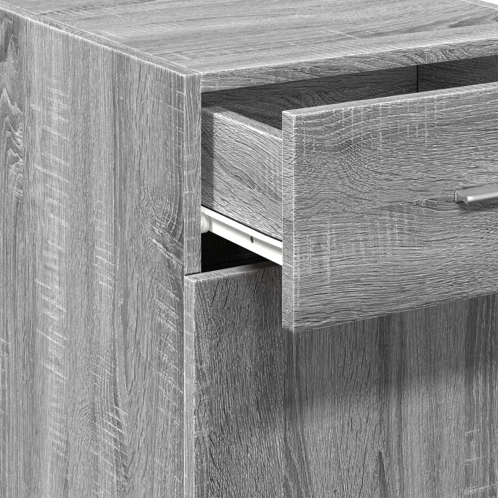 Sideboard Grau Sonoma 40x42,5x93 cm Holzwerkstoff