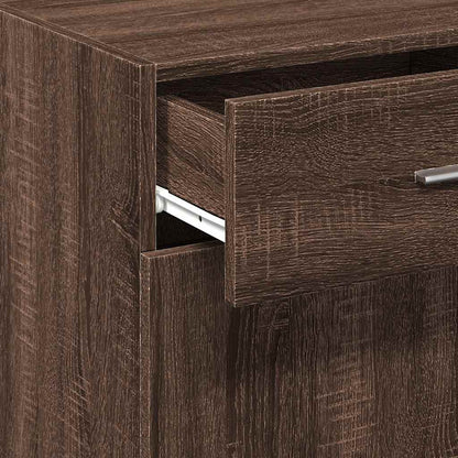 Sideboard Braun Eichen-Optik 45x42,5x93 cm Holzwerkstoff