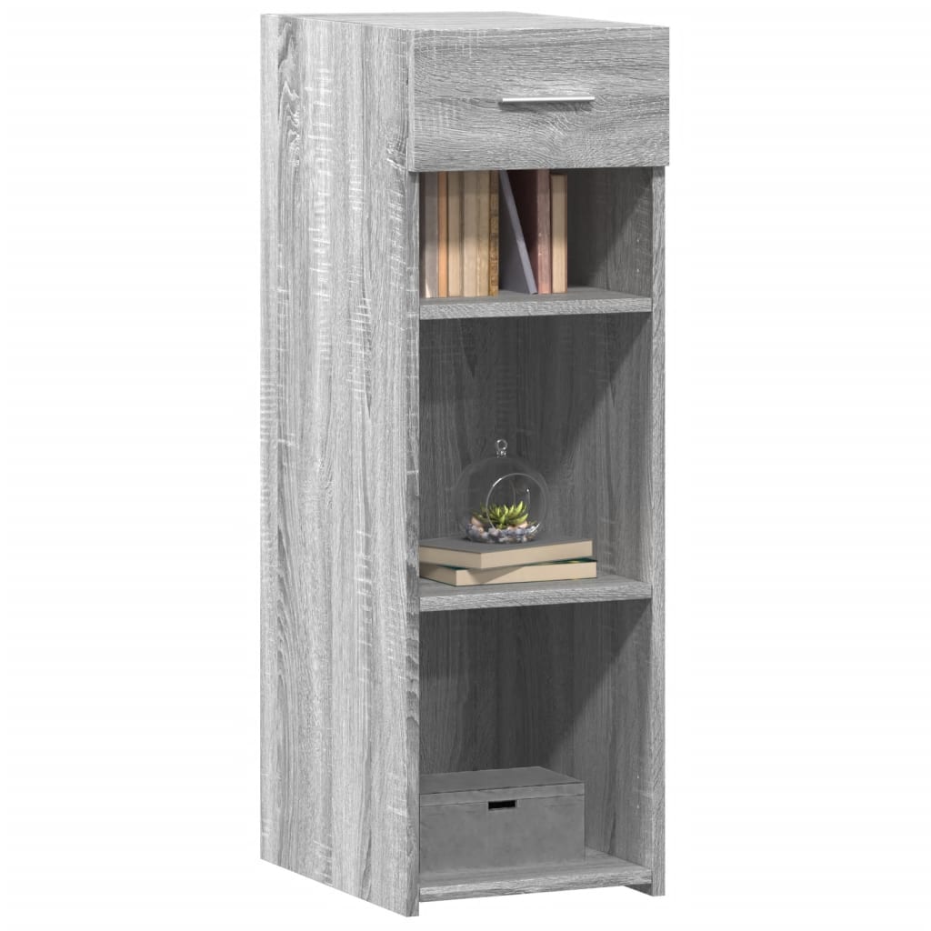 Sideboard Grau Sonoma 30x42,5x93 cm Holzwerkstoff