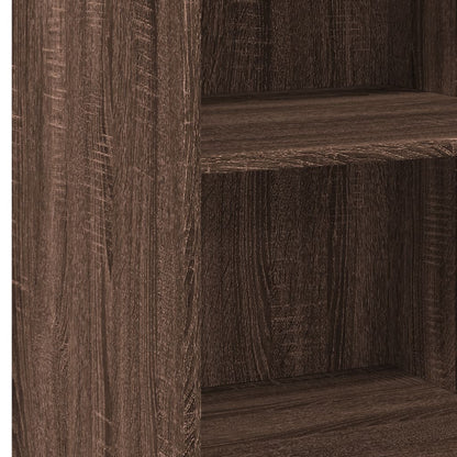 Sideboard Braun Eichen-Optik 50x41x93 cm Holzwerkstoff
