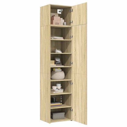 Hochschrank Schmal Sonoma-Eiche 50x42,5x225 cm Holzwerkstoff