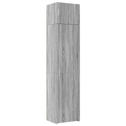 Hochschrank Schmal Grau Sonoma 50x42,5x225 cm Holzwerkstoff