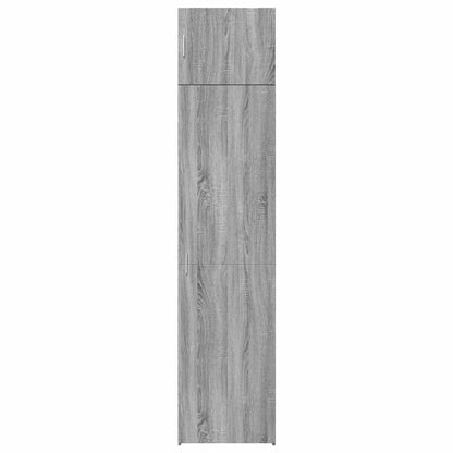 Hochschrank Schmal Grau Sonoma 50x42,5x225 cm Holzwerkstoff