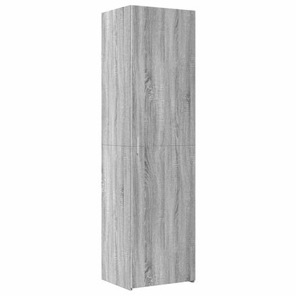 Hochschrank Schmal Grau Sonoma 50x42,5x225 cm Holzwerkstoff