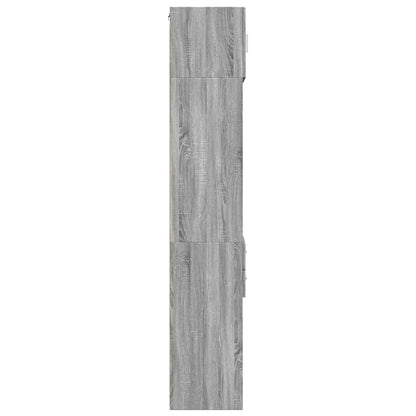 Hochschrank Schmal Grau Sonoma 50x42,5x225 cm Holzwerkstoff