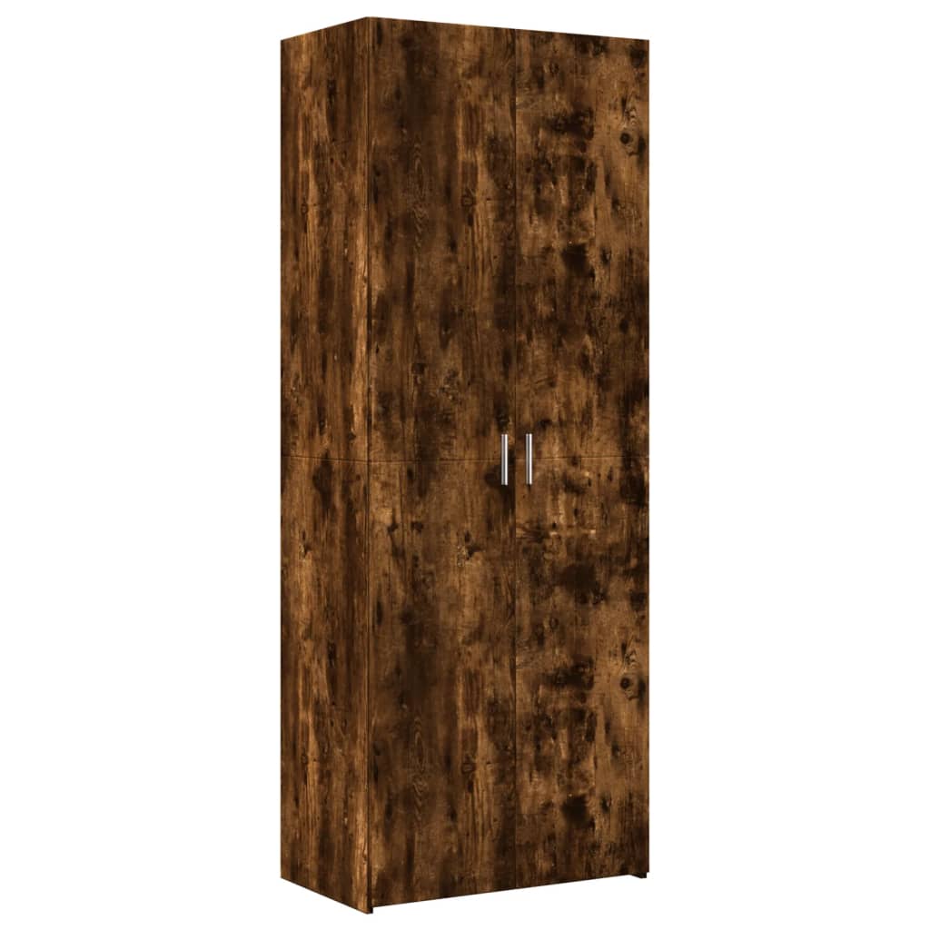 Hochschrank Räuchereiche 70x42,5x225 cm Holzwerkstoff