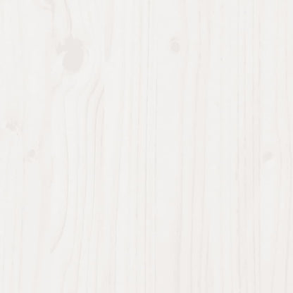 Pflanzkübel Weiß 110x60x72 cm Massivholz Kiefer