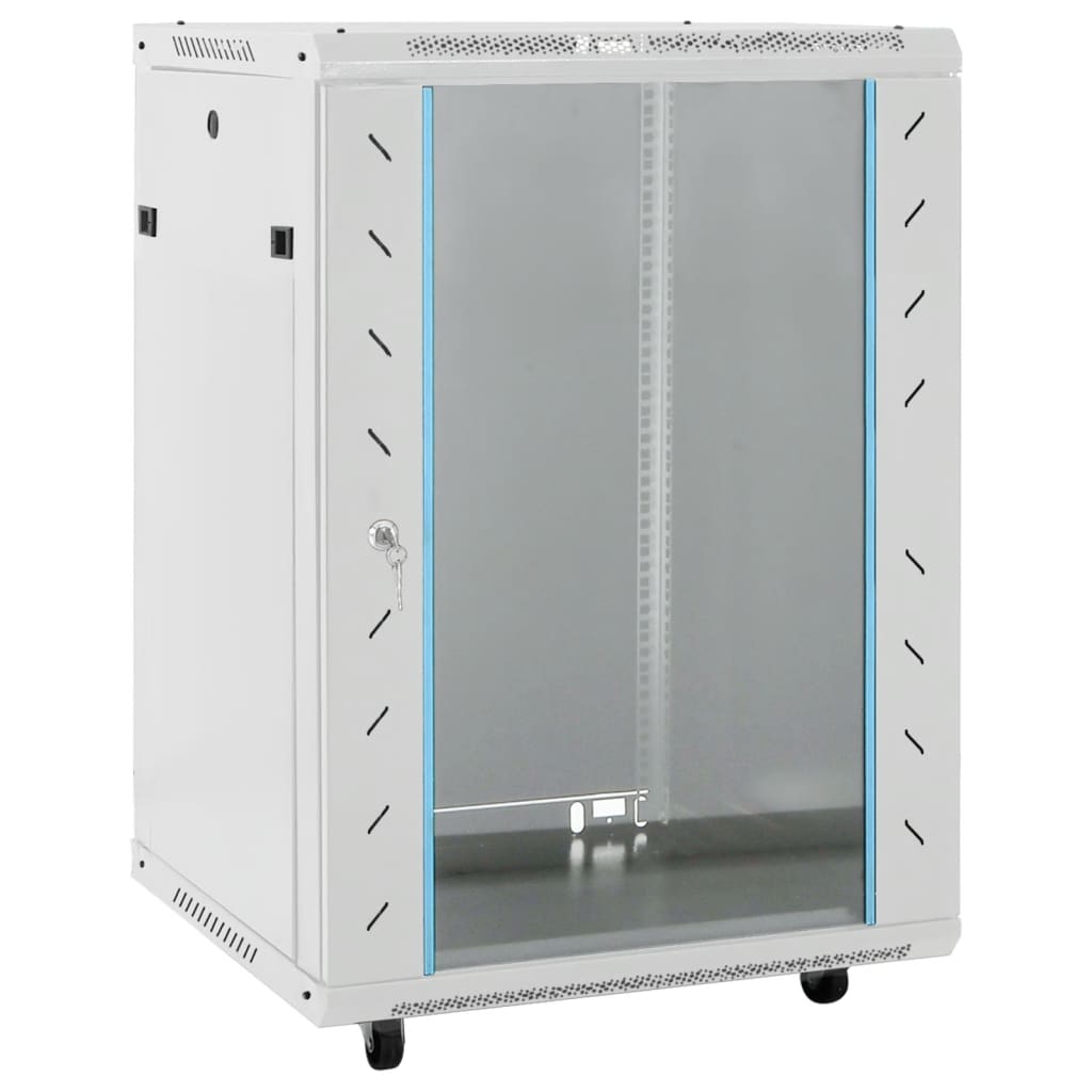 15U Netzwerkschrank auf Rollen 19" IP20 60x45x86 cm