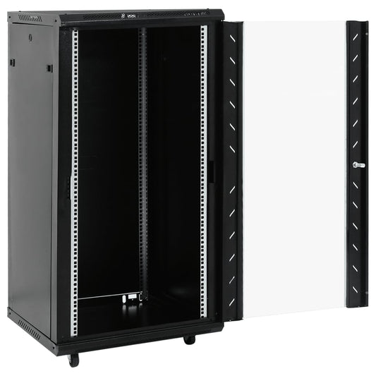 22U Netzwerkschrank auf Rollen 19" IP20 60x60x120 cm