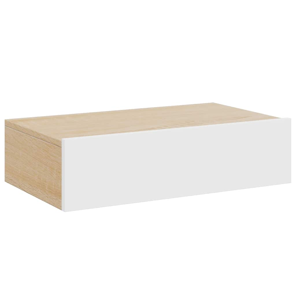 TV-Schrank mit LED-Leuchten Weiß 60x35x15,5 cm