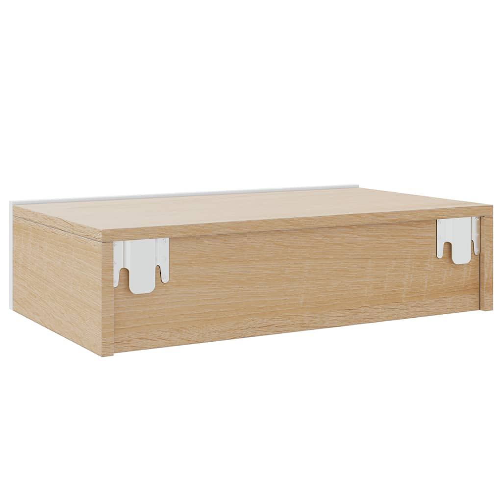 TV-Schrank mit LED-Leuchten Weiß 60x35x15,5 cm