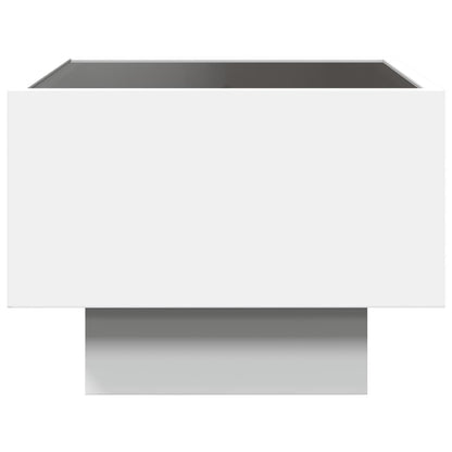 Nachttisch mit Infinity-LED Weiß 40x40x30 cm