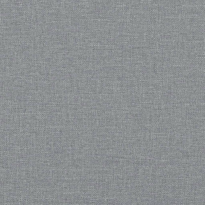 Bettgestell ohne Matratze Hellgrau 90x200 cm Stoff
