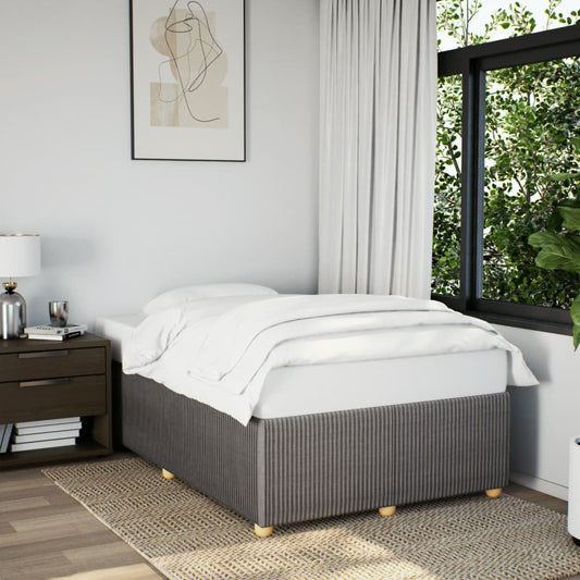 Bettgestell ohne Matratze Taupe 120x200 cm Stoff