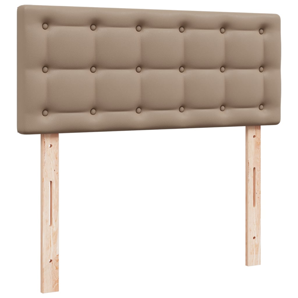 Boxspringbett Matratze Cappuccino-Braun 100x200cm Kunstleder