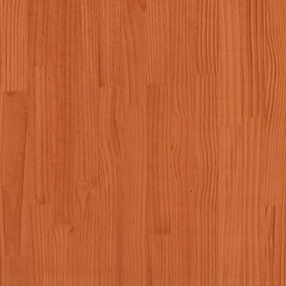 Kinderbett Wachsbraun 75x190 cm Massivholz Kiefer