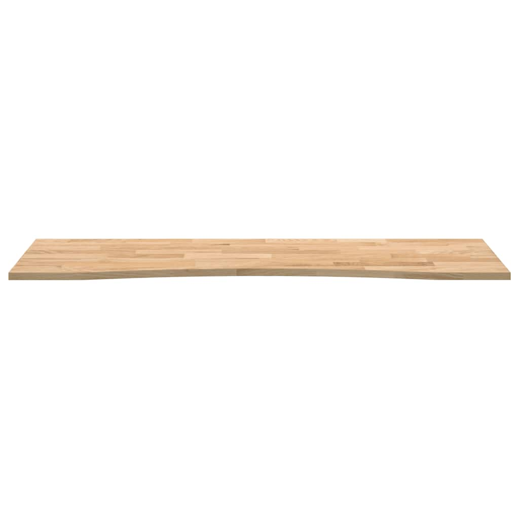 Schreibtischplatte Unbehandelt 160x50x2,5 cm Massivholz Eiche