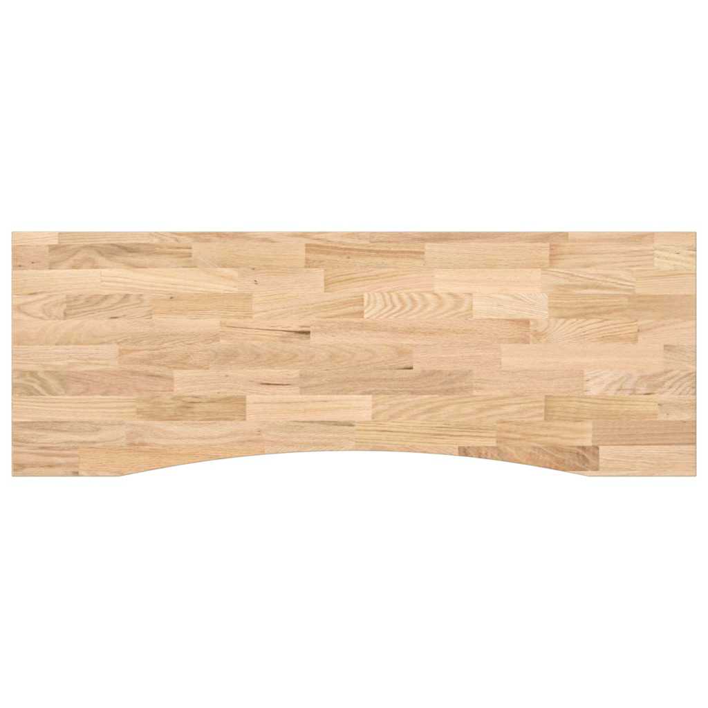 Schreibtischplatte Unbehandelt 140x60x2,5 cm Massivholz Eiche