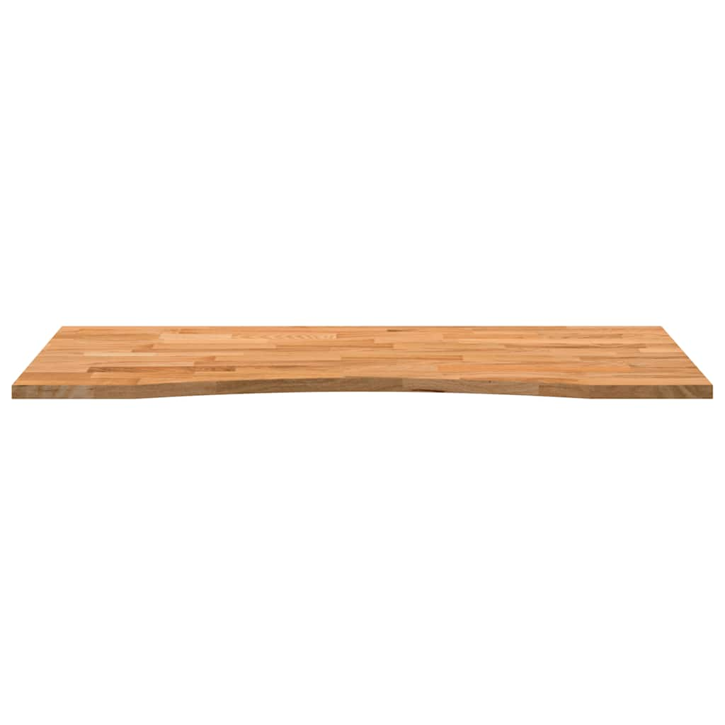 Schreibtischplatte Hellbraun 120x50x2,5 cm Massivholz Eiche