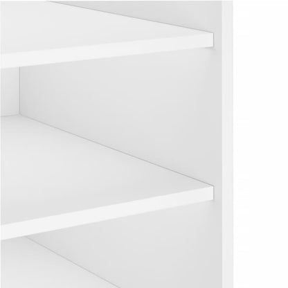 Nachttisch Weiß 45x50x50 cm Holzwerkstoff