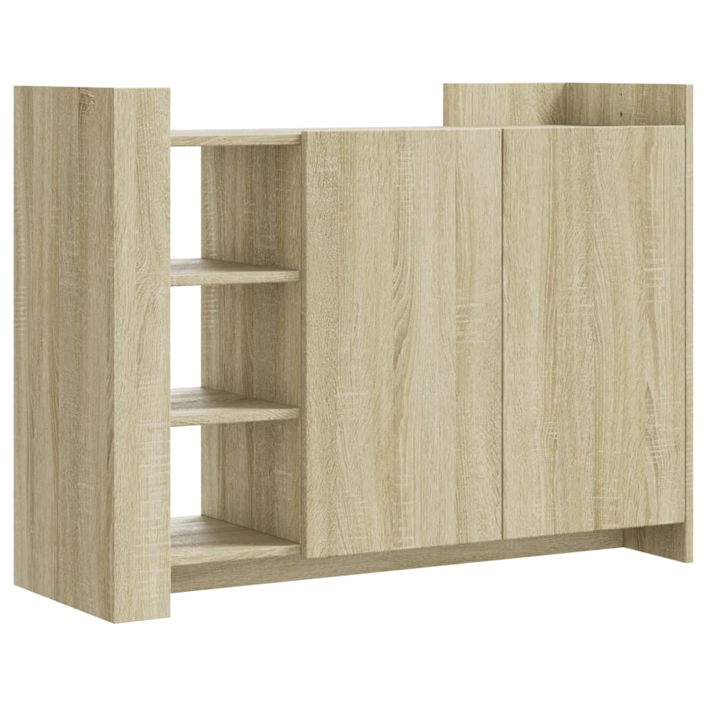 Sideboard Sonoma-Eiche 100x35x75 cm Holzwerkstoff