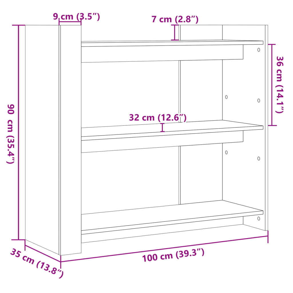 Konsolentisch Weiß 100x35x90 cm Holzwerkstoff