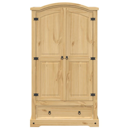 Kleiderschrank Corona 102x52x186 cm Massivholz Kiefer