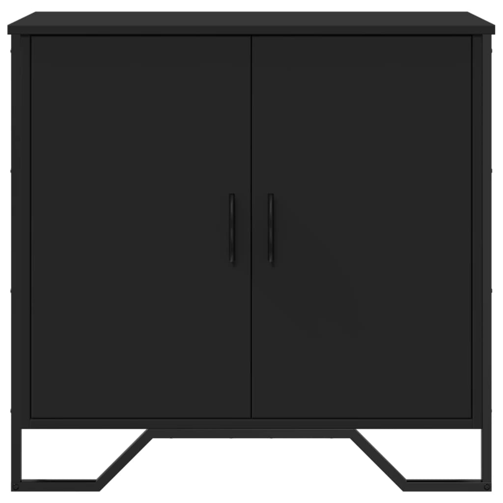 Sideboard Schwarz 78x35,5x74,5 cm Holzwerkstoff