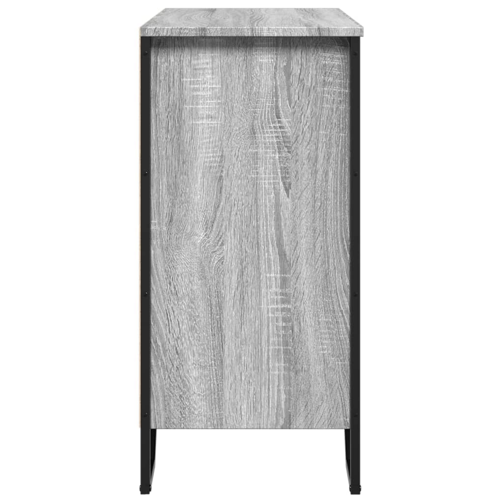 Sideboard Grau Sonoma 78x35,5x74,5 cm Holzwerkstoff