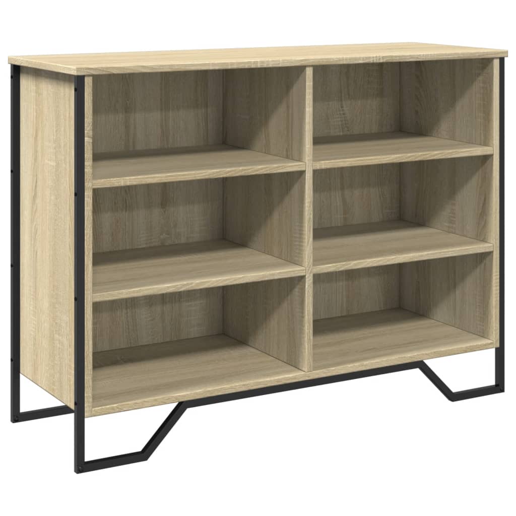 Sideboard Sonoma-Eiche 101x35,5x74,5 cm Holzwerkstoff