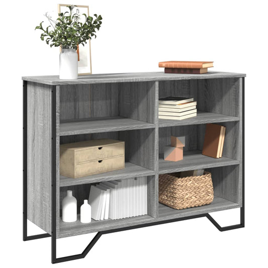 Sideboard Grau Sonoma 101x35,5x74,5 cm Holzwerkstoff