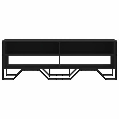 TV-Schrank Schwarz 122x34x41 cm Holzwerkstoff