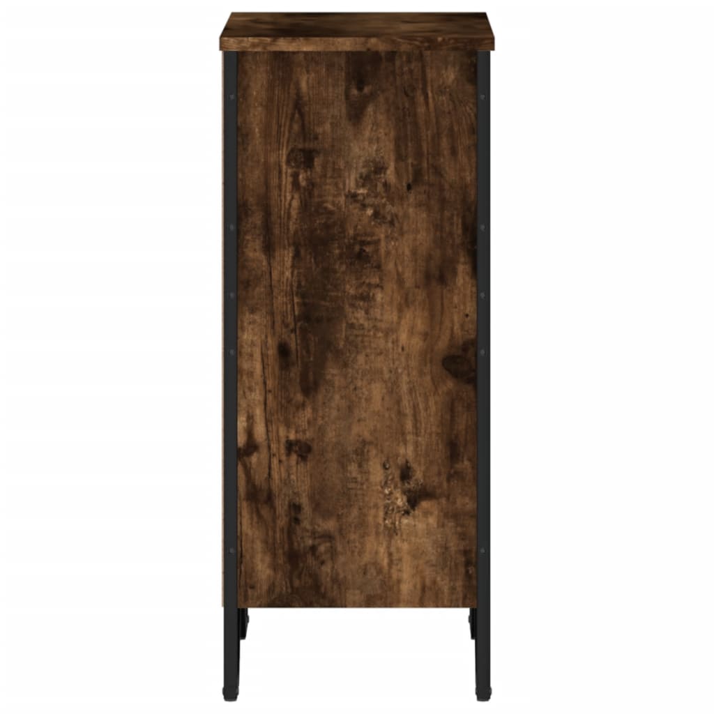 Bücherregal Räuchereiche 50x31x74,5 cm Holzwerkstoff