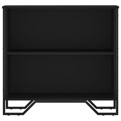 Bücherregal Schwarz 80x31x74,5 cm Holzwerkstoff