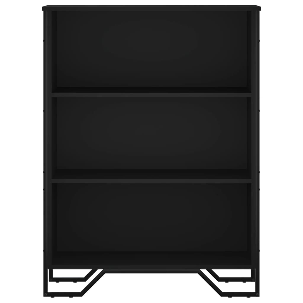 Bücherregal Schwarz 80x31x106 cm Holzwerkstoff