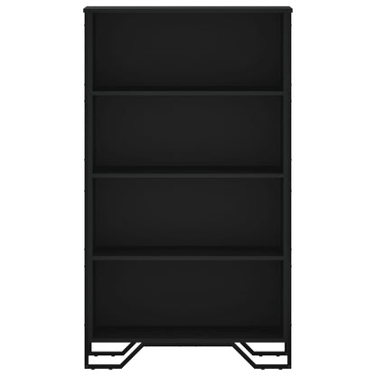 Bücherregal Schwarz 80x31x137,5 cm Holzwerkstoff