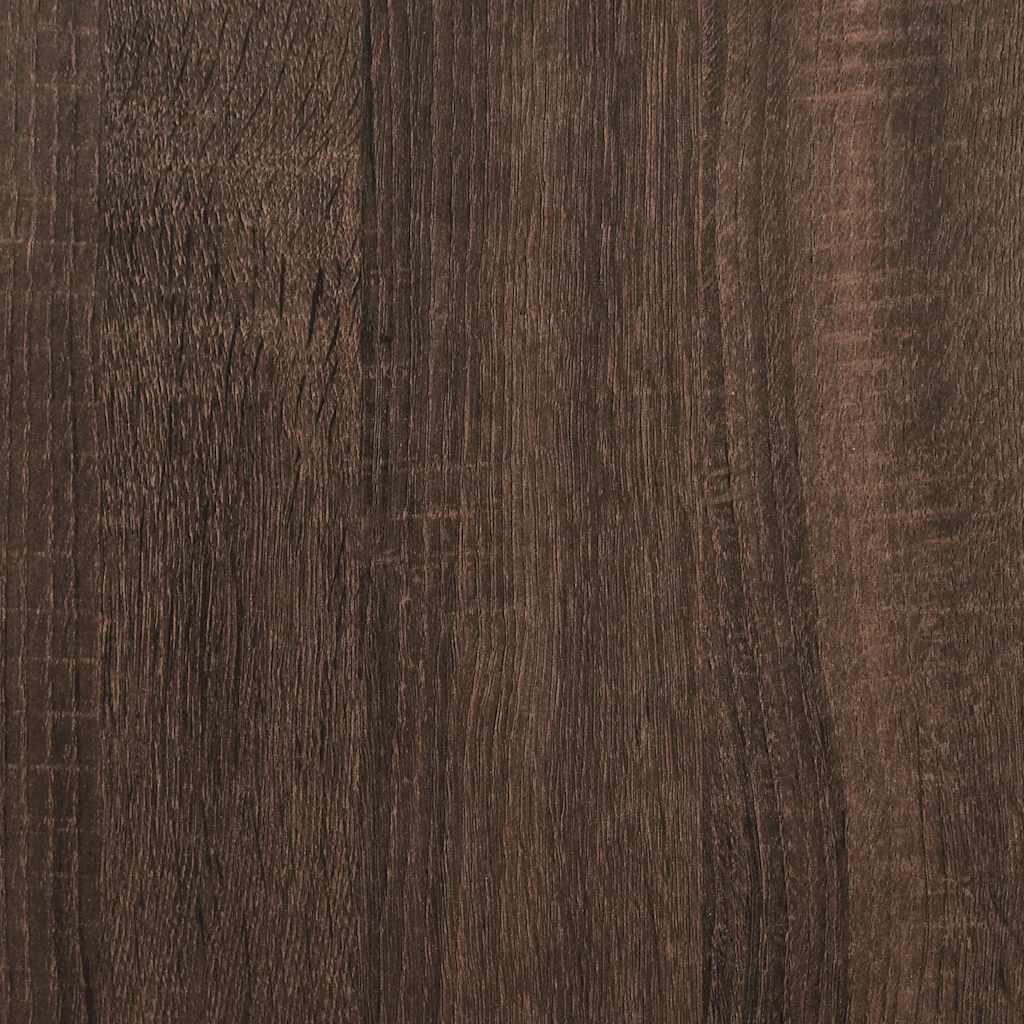 Schuhregal Braun Eichen-Optik 90x38x61,5 cm Holzwerkstoff