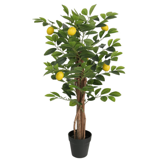 Zitronenbaum Künstlich mit 3 Stämmen Grün 85 cm PP