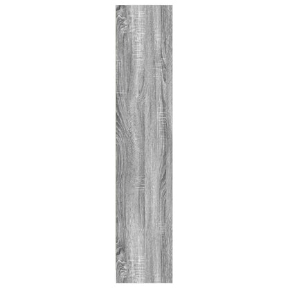Bücherregal Grau Sonoma 57x28,5x141 cm Holzwerkstoff