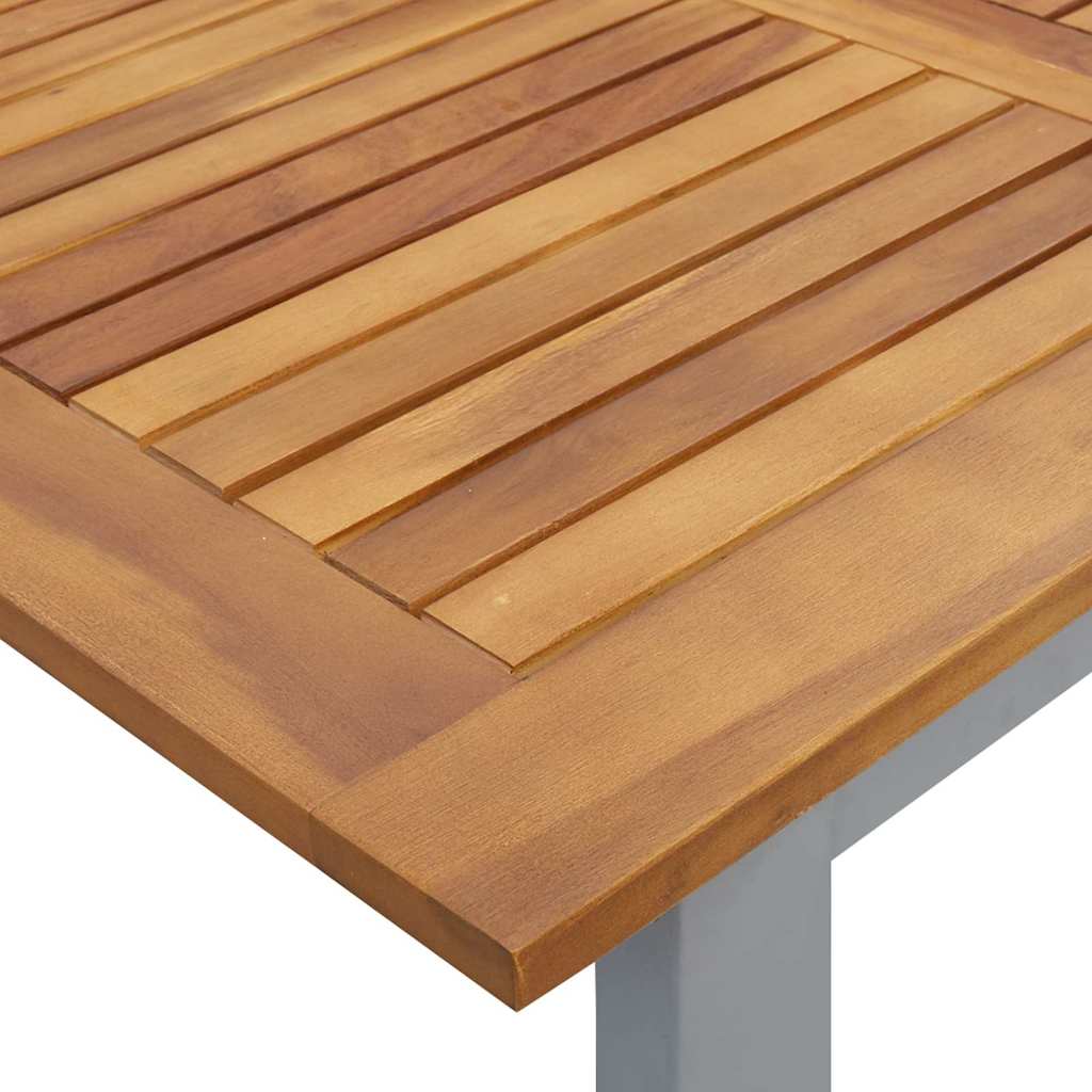 Garten Essgruppe 5 pcs Grau und Braun 180 x 90 x 75 cm