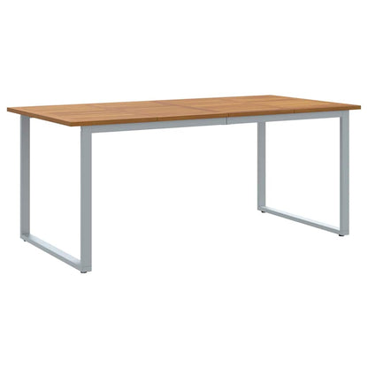 Garten Essgruppe 5 pcs Grau und Braun 180 x 90 x 75 cm