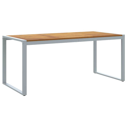 Garten Essgruppe 7 pcs Grau und Braun 180 x 90 x 75 cm