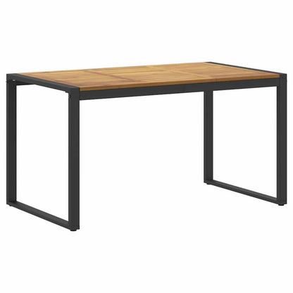 Garten Essgruppe 5 pcs Schwarz und Braun 140 x 80 x 75 cm