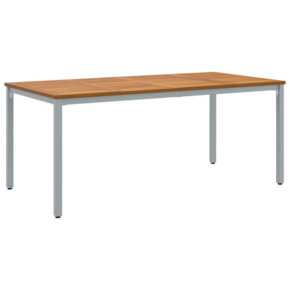 Garten Essgruppe 5 pcs Grau und Braun 180 x 90 x 75 cm