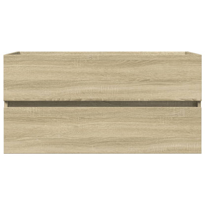 Waschbeckenunterschrank Sonoma-Eiche 90x38,5x45cm Holzwerkstoff