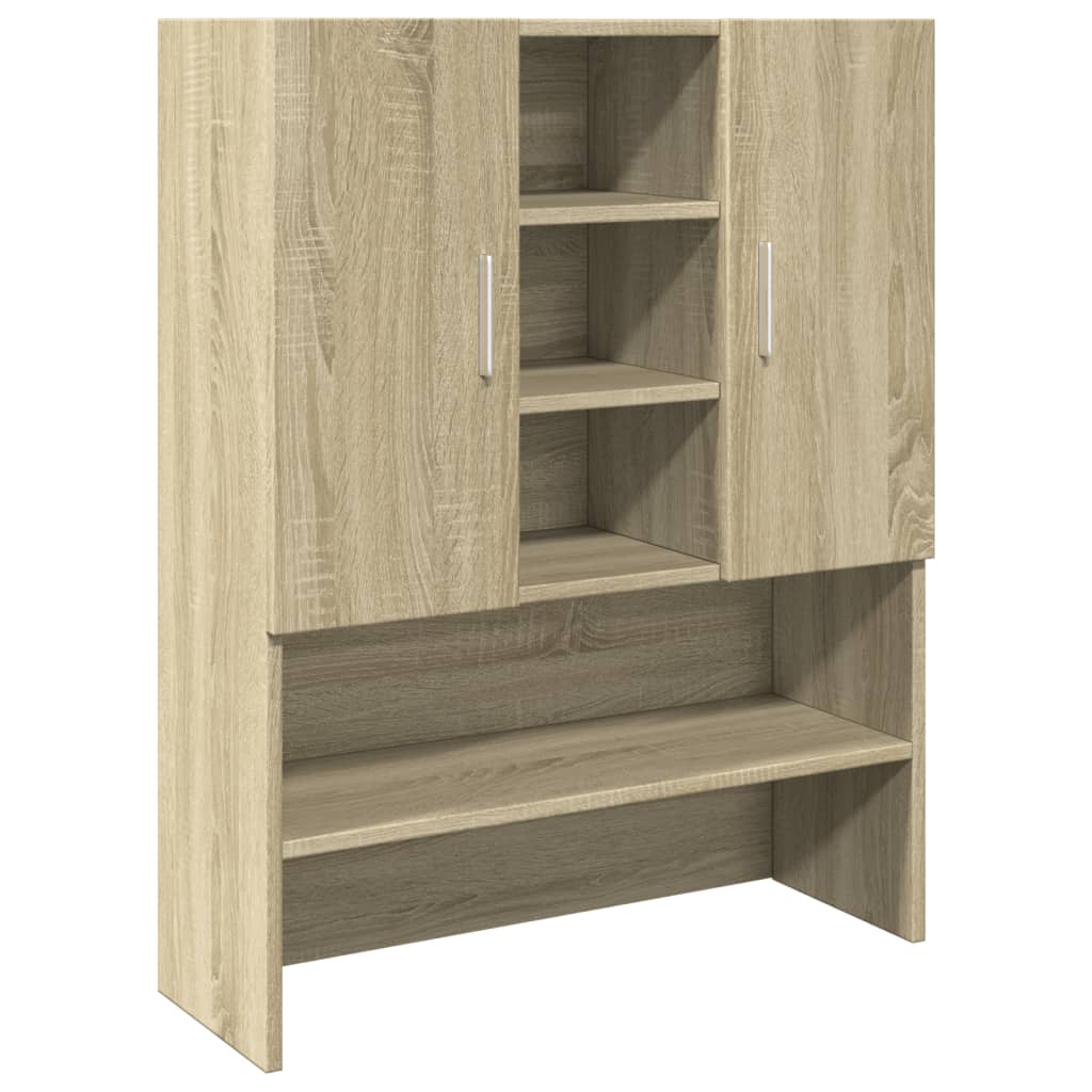 Waschmaschinenschrank Sonoma-Eiche 70,5x24x90 cm